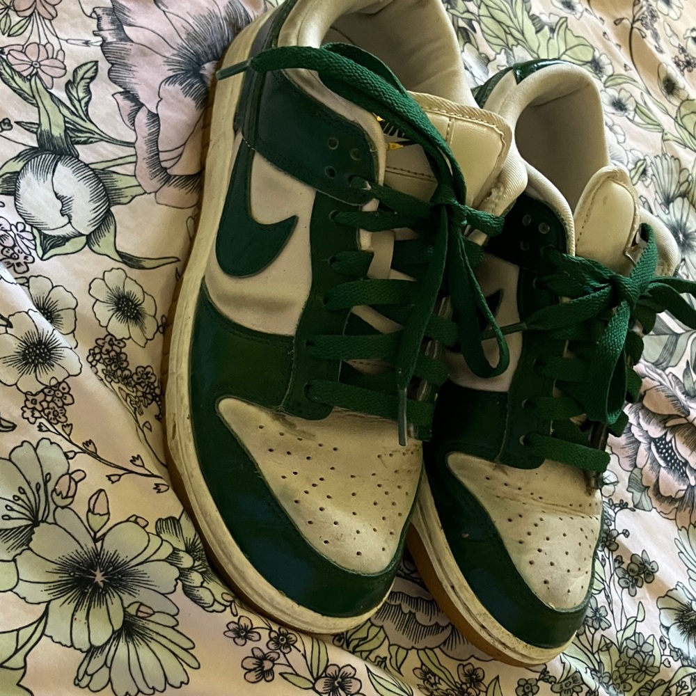 Nike Sneakers in Green and White